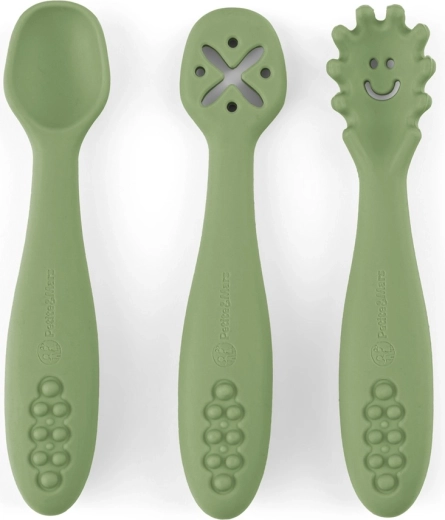 Tres cucharitas para distintos tipos de comida