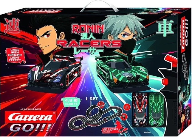 Pista de carreras Carrera GO!!! Ronin Racers de 4,9 m