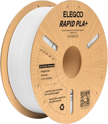 Filamento ELEGOO para impresión rápida PLA+ blanco