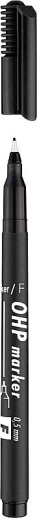 Rotulador para láminas ICO negro F (0,5 mm)