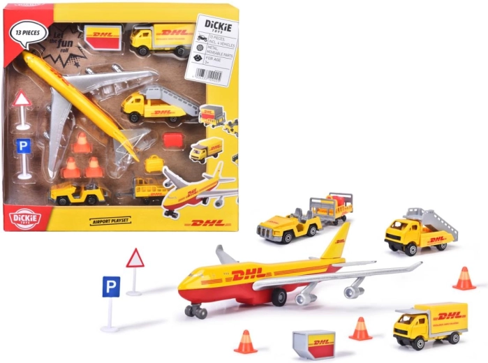 Set de juego de aeropuerto DHL