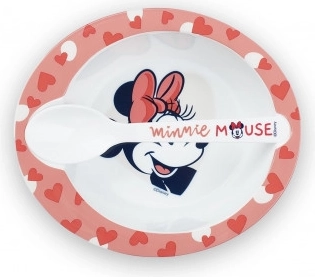 Set de vajilla para microondas con cuenco y cuchara DISNEY Minnie