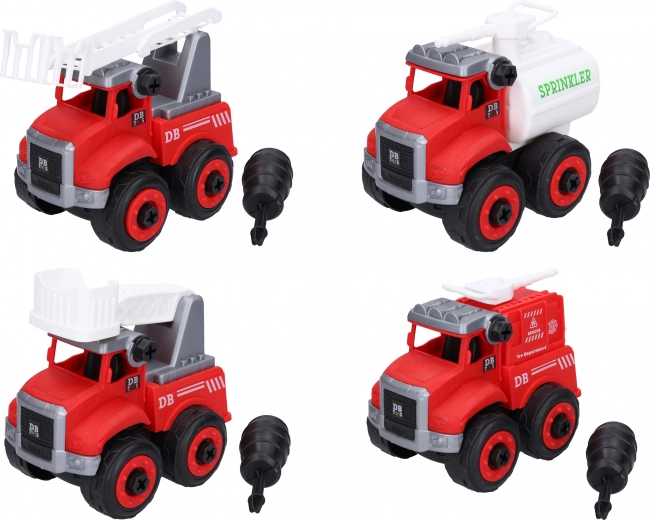 Coche de bomberos para montar con tornillos 14,5 cm