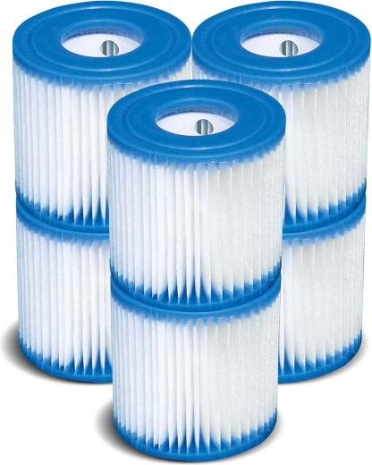 Filtros para bomba de piscina tipo H 6 uds INTEX