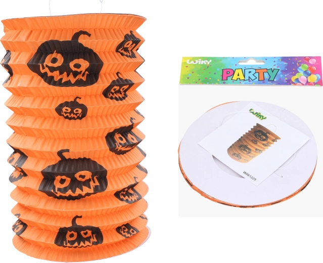 Farolillo cilíndrico 15 cm calabaza