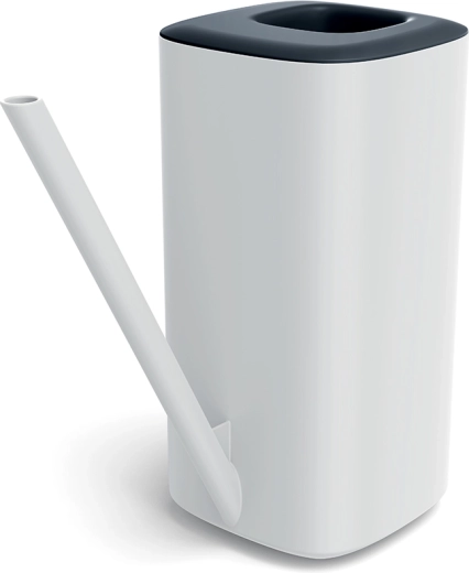Regadera Tubi 1,6 l blanca/antracita