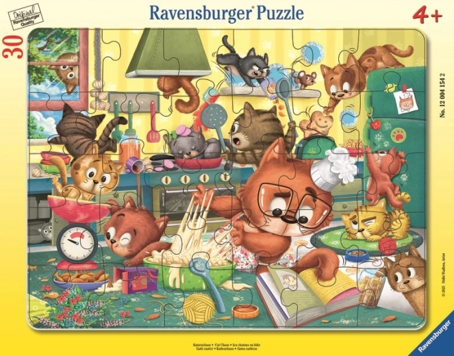 Puzzle Ravensburger Locura de gatitos 30 piezas