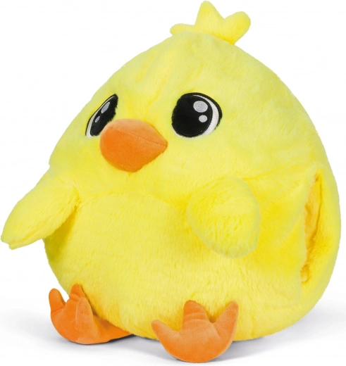 Cozy Noxxiez cojín de peluche calentito 3 en 1 – pollito