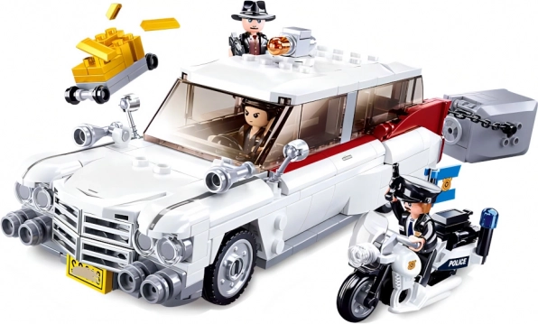 Sluban ModelBricks Coche Americano para Ladrones