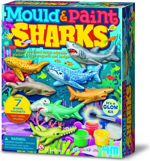 Fabricación y pintura de tiburones