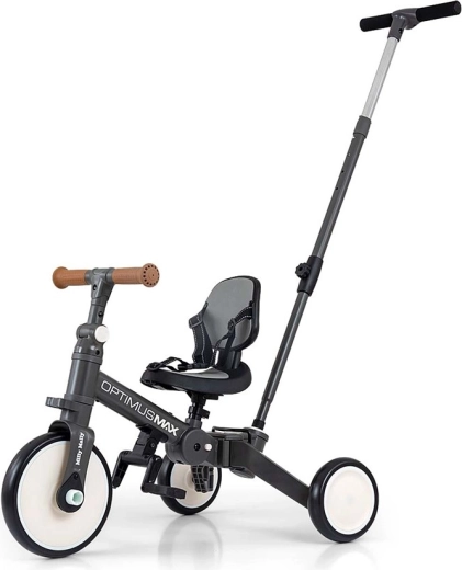 Triciclo infantil 5en1 MILLY MALLY Optimus Max con barra de empuje