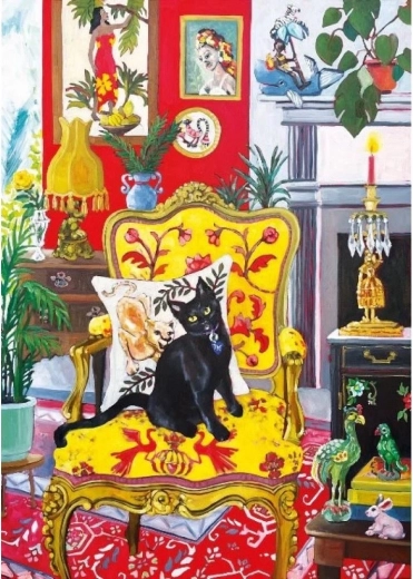 Puzzle Huellas de gato 1000 piezas