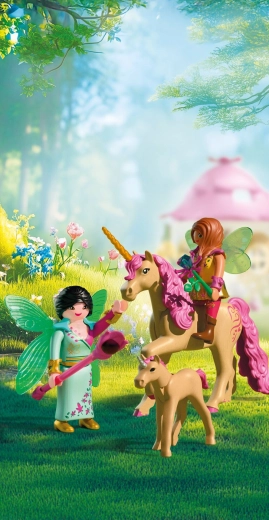Expedición mágica con hadas y unicornios