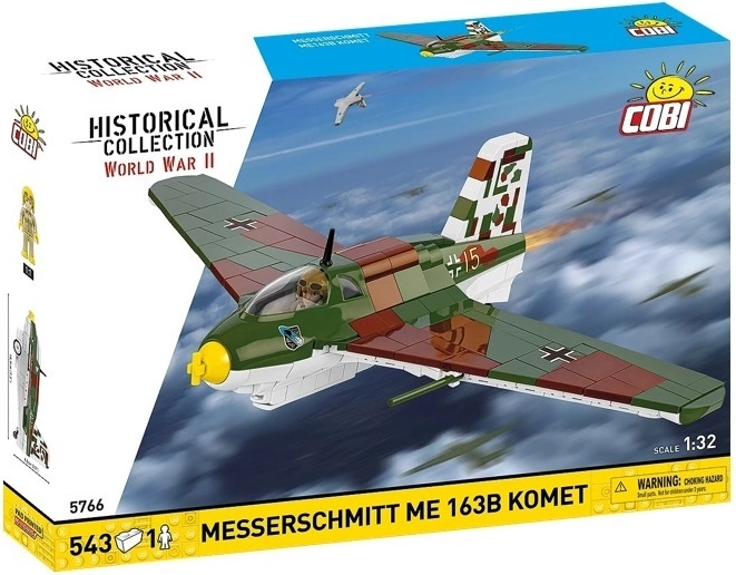 Kit de construcción del avión Messerschmitt Me 163B Komet de COBI (543 piezas)