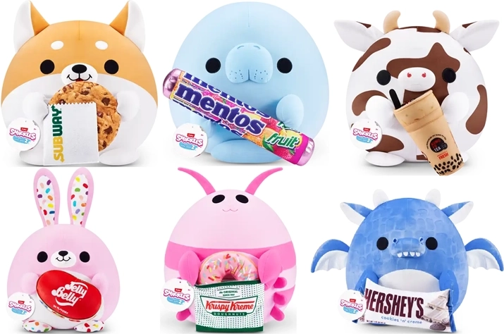 Figuras coleccionables con “snack”