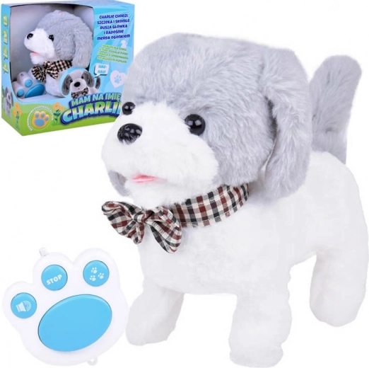 Perrito de peluche interactivo Charlie con control remoto