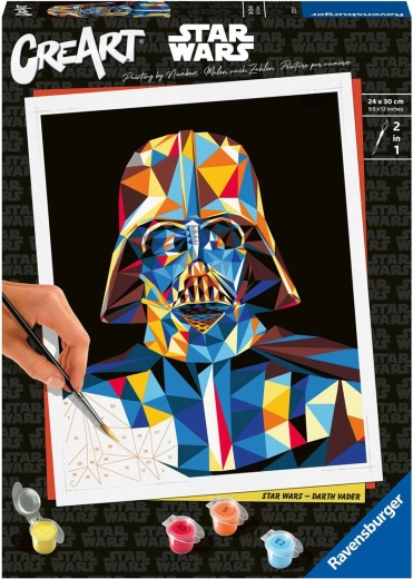 Pintar por números CreArt: Star Wars Darth Vader