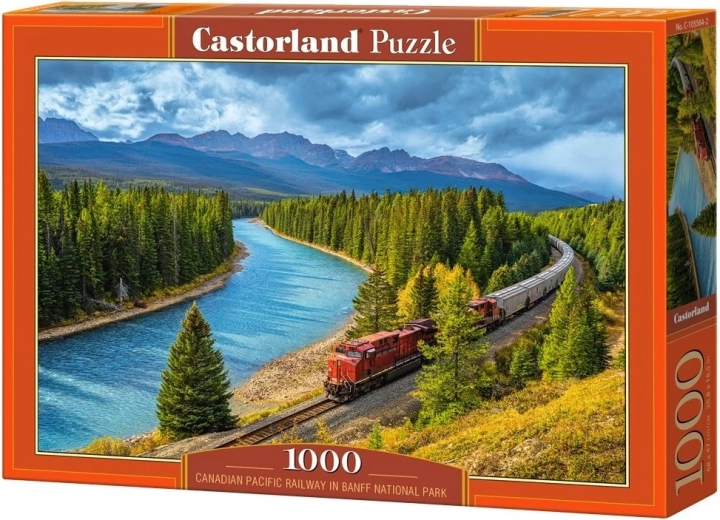 Puzzle Castorland del Ferrocarril Pacífico Canadiense en el Parque Nacional Banff (1000 piezas)