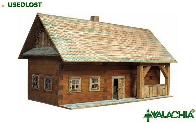 Maqueta de madera para pegar Walachia - Granja tradicional