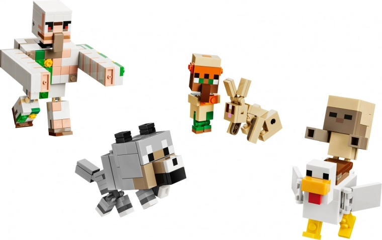 6 personajes articulados de Minecraft
