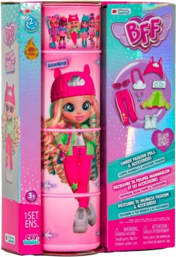 Muñeca Cry Babies BFF Hannah 20 cm