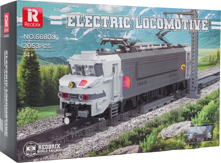 Amplio set de construcción para aficionados a los trenes