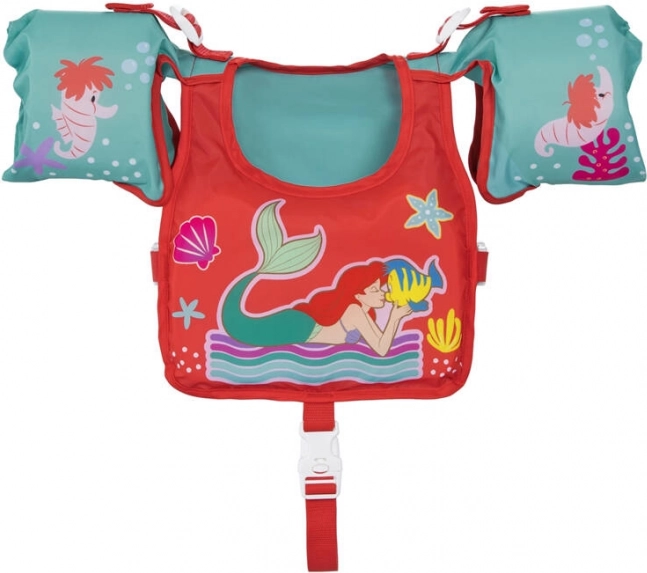 Chaleco de natación infantil con mangas Pequeña Sirena 3-6 años