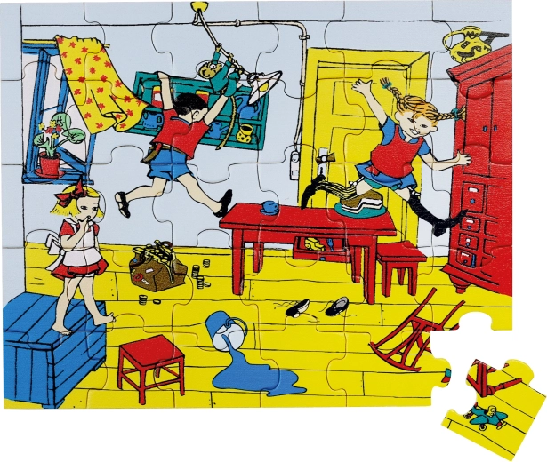 Puzle de madera Pippi Calzaslargas 30 piezas