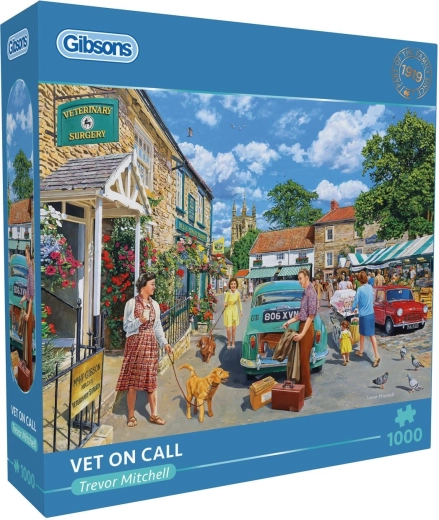 Puzzle Gibsons Urgencias veterinarias 1000 piezas