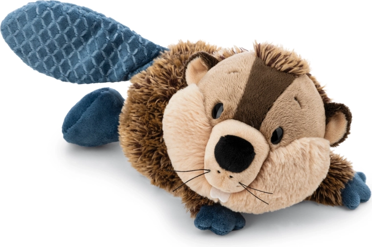 Peluche de castor Harry 20 cm – NICI GREEN, tumbado