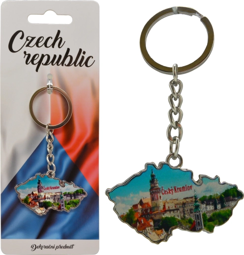 Llavero Český Krumlov – souvenir con estilo