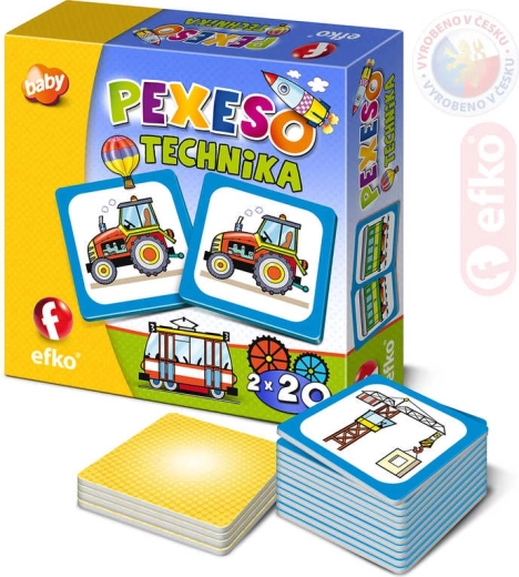 Efko baby pexeso – tecnología y medios de transporte