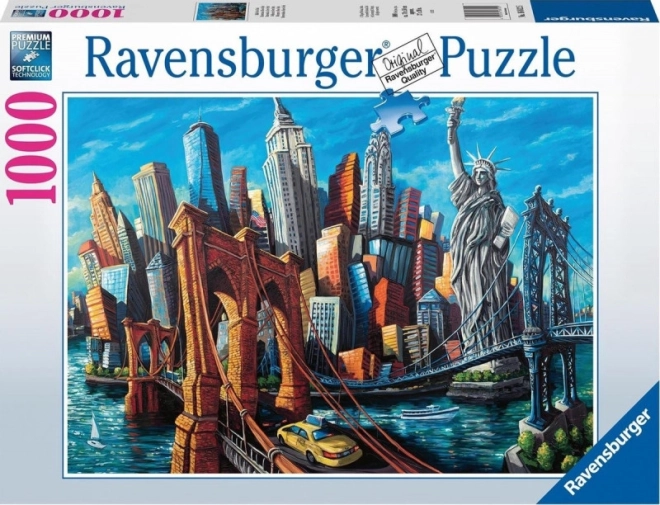 Puzzle Ravensburger Welcome to New York de 1000 piezas