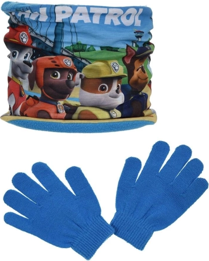 Braga para el cuello y guantes La Patrulla Canina