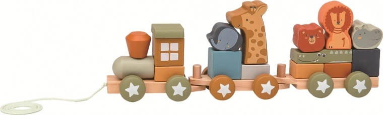 Tren de madera con animales 2Kids Toys