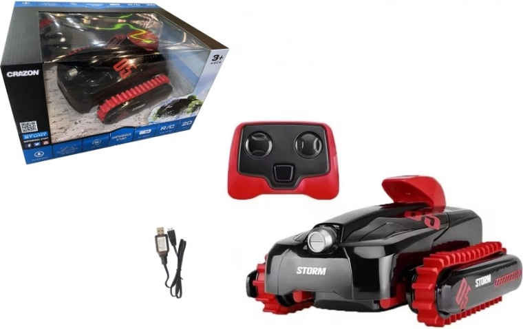 RC anfibio rojo