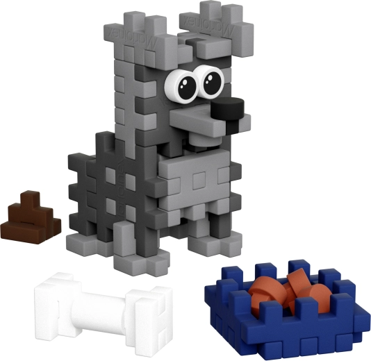 Construye un adorable terrier con accesorios