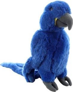 Loro de peluche azul eco-friendly 26 cm