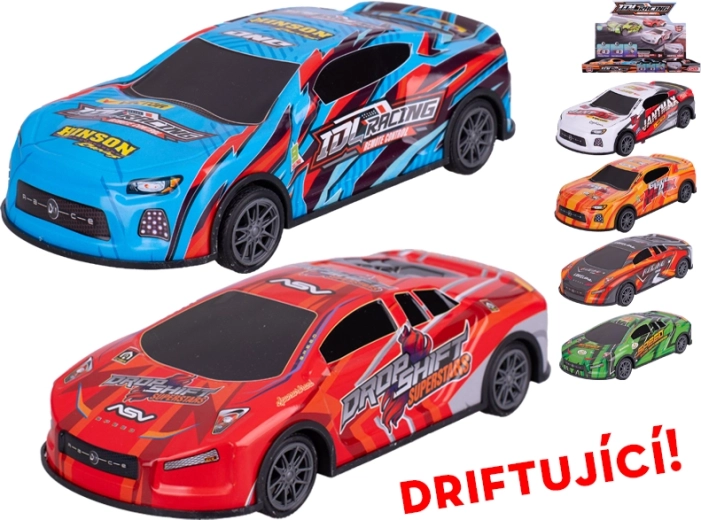 Coche de drift con motor de inercia 17,5 cm