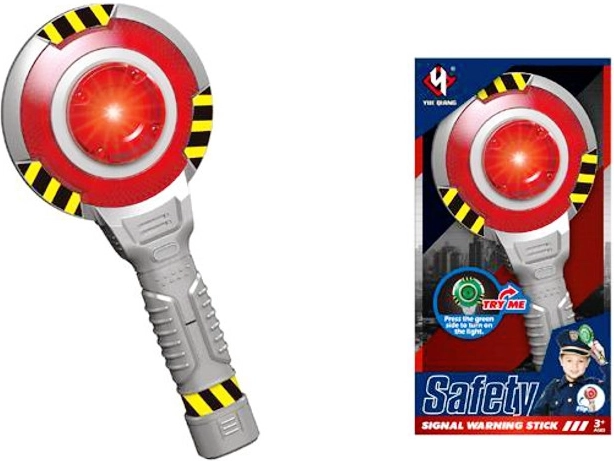 Paleta policial con luz y sonido