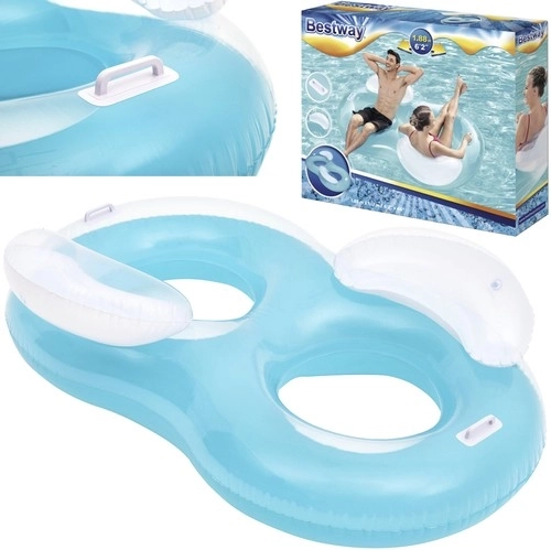 Tumbona inflable doble para piscina Bestway
