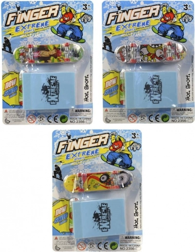 Fingerboard con rampa 9 cm