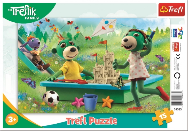 Puzzle Los Tres Cerditos 15 piezas para niños
