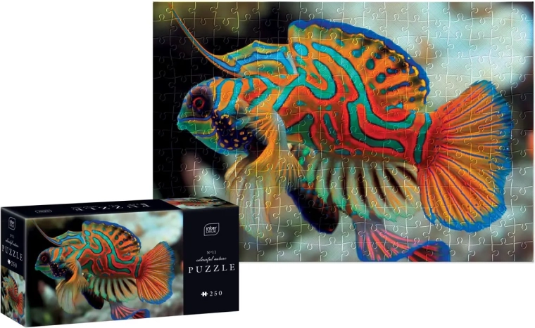 Puzzle Colorful Nature – vreténka mandarín, 250 piezas