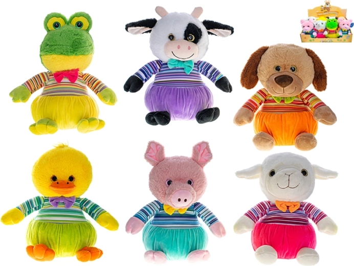 Animalito de peluche con ropita de 15 cm para bebés
