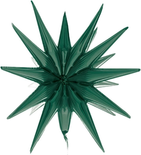 Globo de foil 3D estrella – verde botella 50 cm