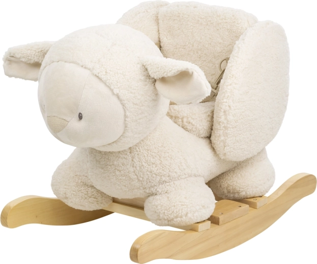 Nattou mecedora Teddy ovejita de peluche ecru