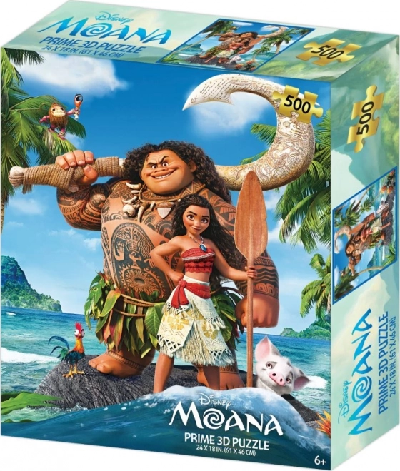 Puzzle 3D MOANA 500 piezas