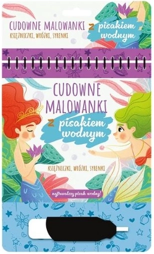 Maravillosos libros para colorear con agua con rotulador de agua – princesas, hadas y sirenas