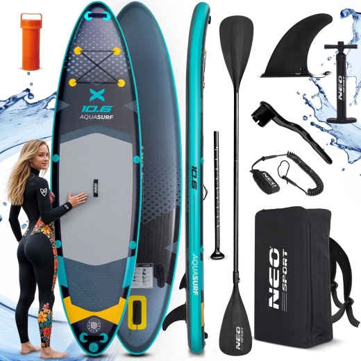 Paddleboard hinchable Aquasurf 10’6 (320 × 84 × 15 cm)